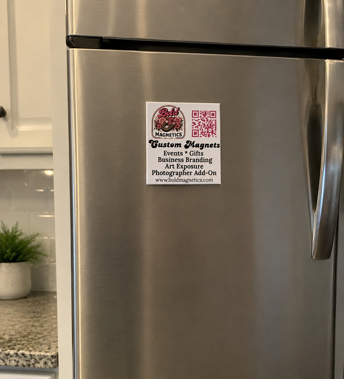 Branded Hard-Back Magnets