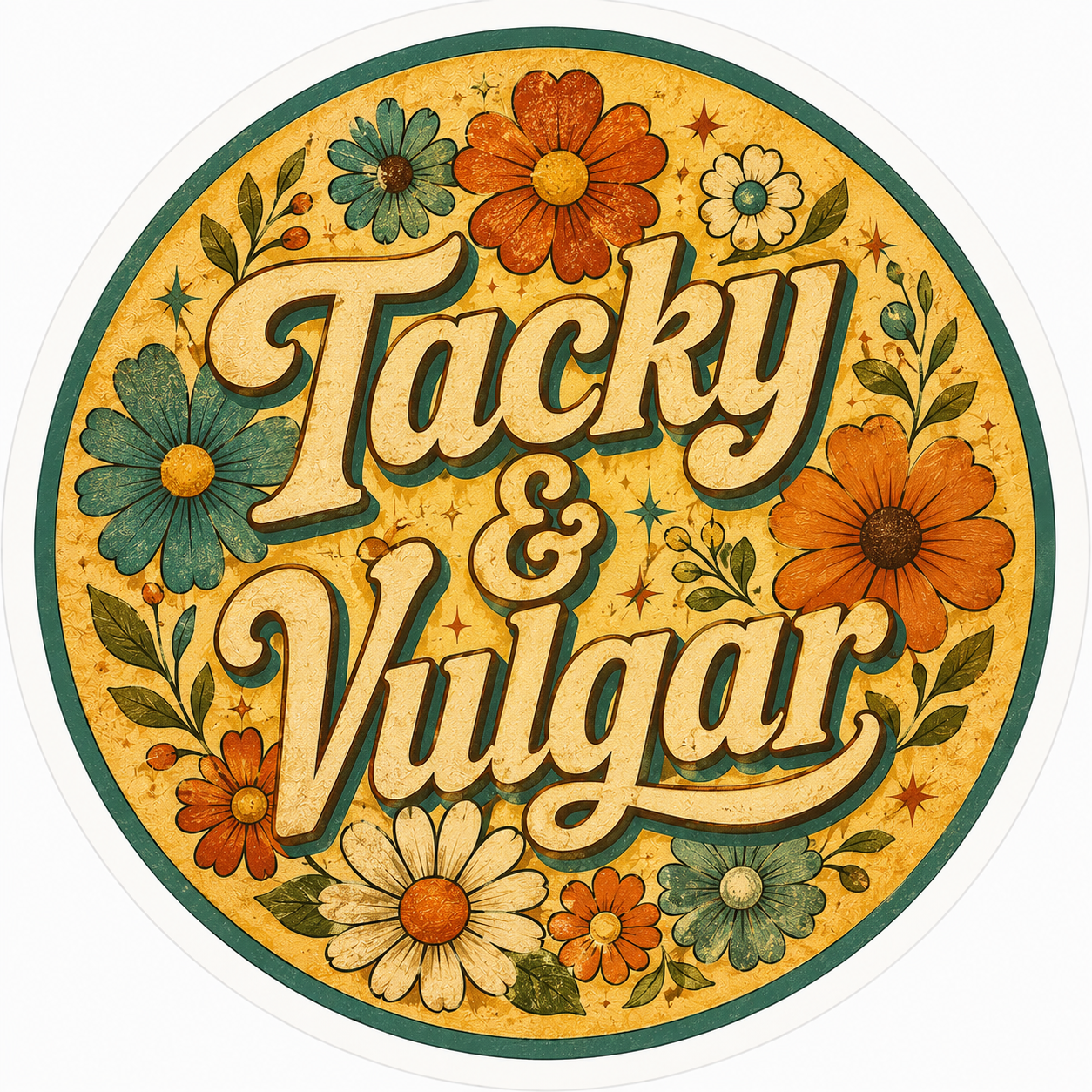 Tacky & Vulgar Button Pin