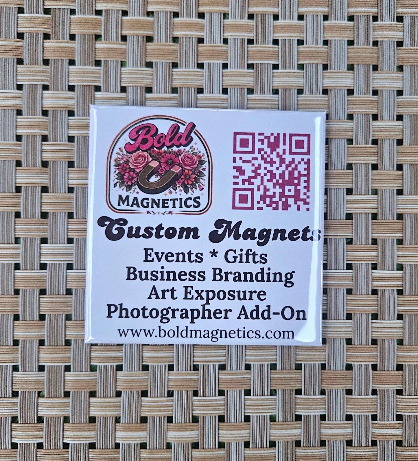 Branded Hard-Back Magnets