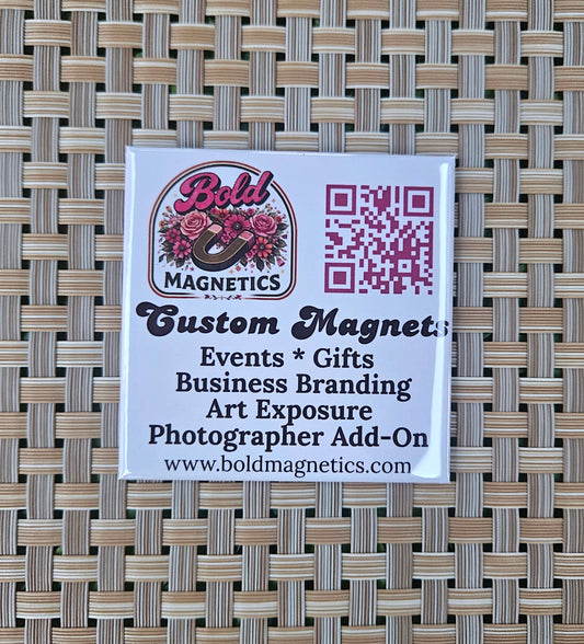 Branded Hard-Back Magnets