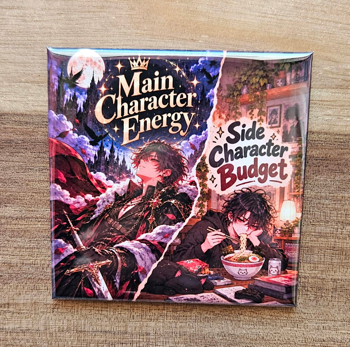 Main Character Energy Funny Anime Humor Magnet