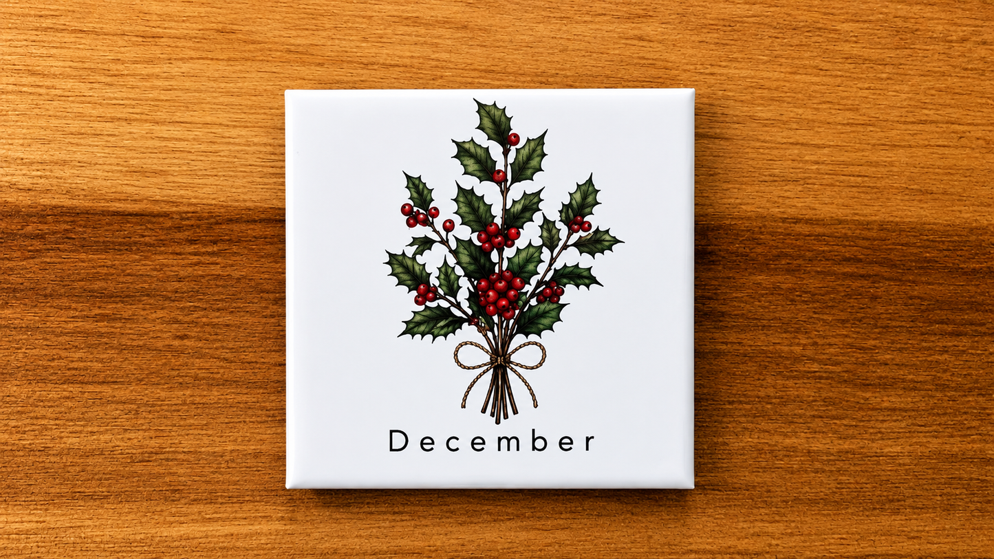 Birth Month Flower Magnets