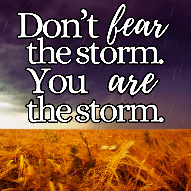You Are the Storm