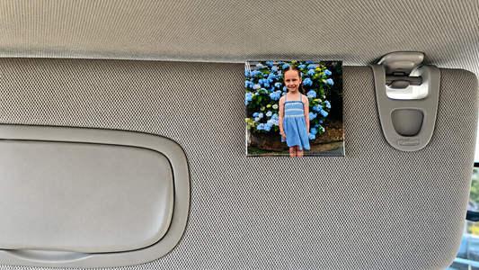 Custom Photo Visor Clip