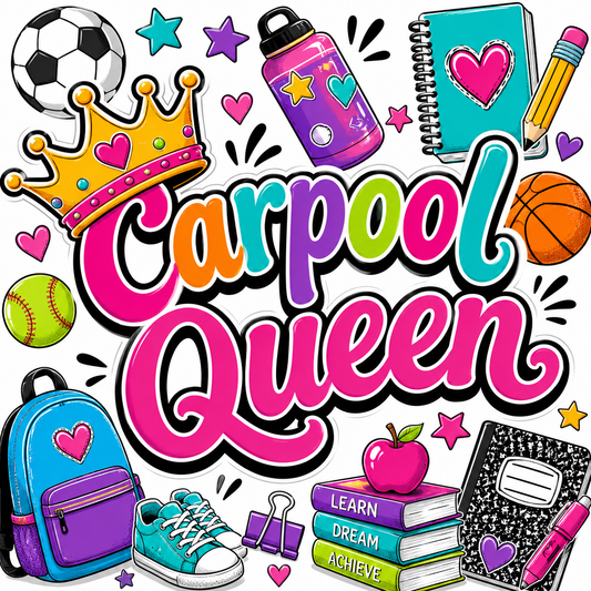 Carpool Queen - Pink