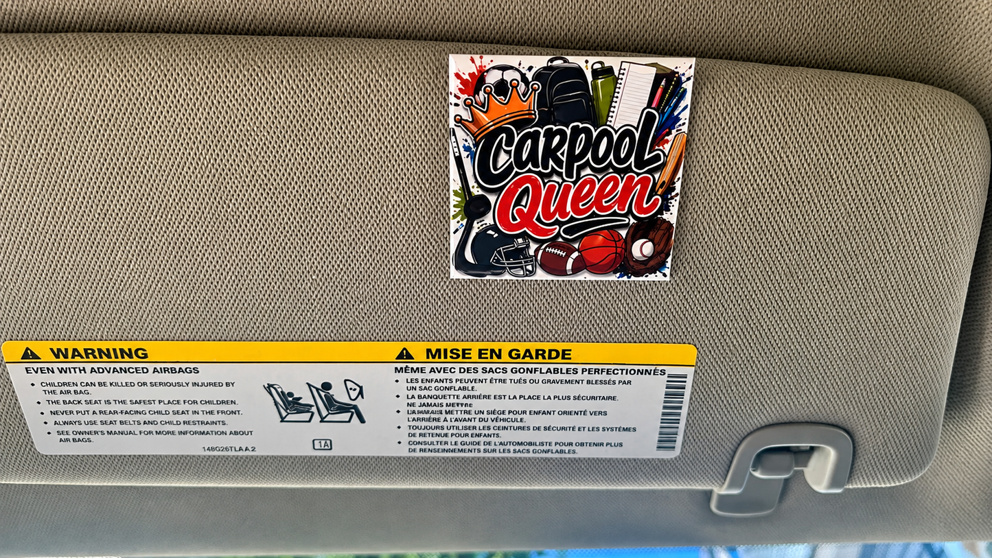 Carpool Queen- Blue