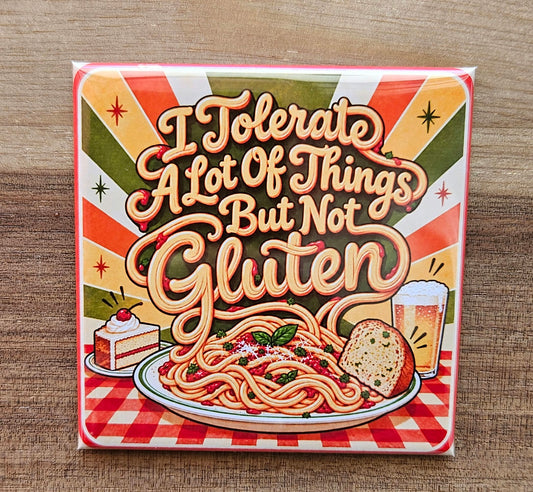 Funny Gluten Intolerance Magnet – Food Humor Gift